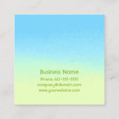 Bluebirds Square Visitekaartje (Achterkant)