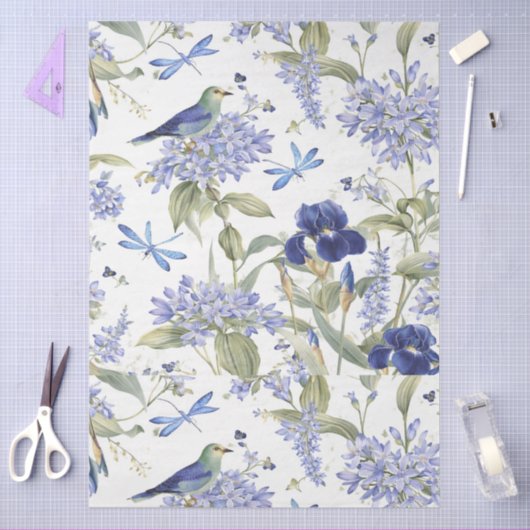 BlueBirds  Tissuepapier (Craft)