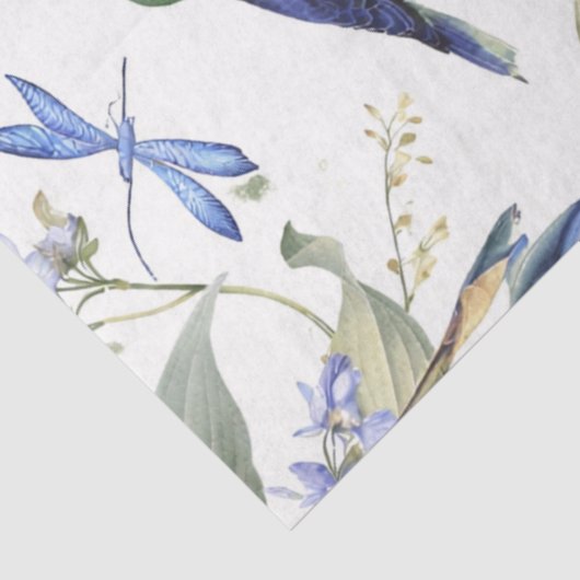 BlueBirds  Tissuepapier (Detail)