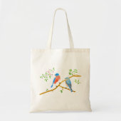 Bluebirds Tote Bag (Voorkant)