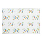 Bluebirds White Kussensloop (Achterkant)