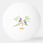 Bluebirds White Ping Pong Ball (Voorkant)