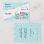 bluebirdtrein visitekaartje (Voorkant / Achterkant)