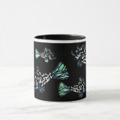 BlueBlackGreen Fish Mok van Susan Waterfield (Midden)