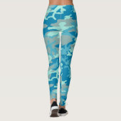 BlueBlast Camo Pattern Leggings (Achterkant)