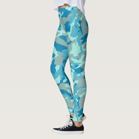 BlueBlast Camo Pattern Leggings (Links)