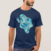BlueBlast Camo Pattern Paint Splat T-shirt (Voorkant)