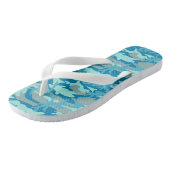 BlueBlast Camo Pattern Teenslippers (Schuin)