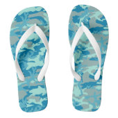BlueBlast Camo Pattern Teenslippers (Voetbed)