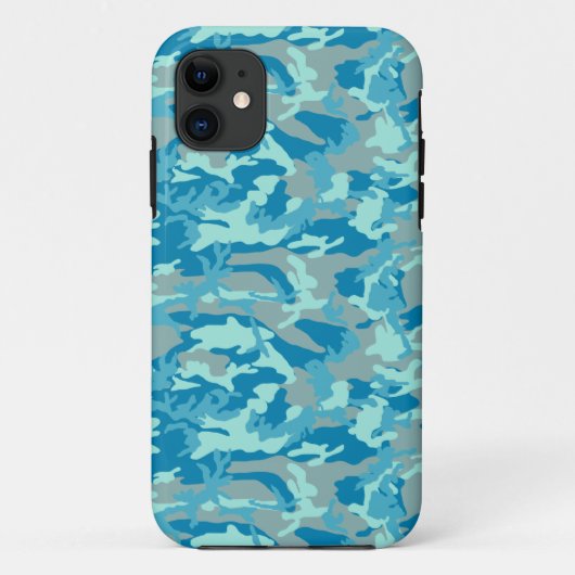 BlueBlast Camouflagepatroon Case-Mate iPhone Case (Achterkant)