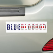 bluebloed. bumpersticker (Op auto)