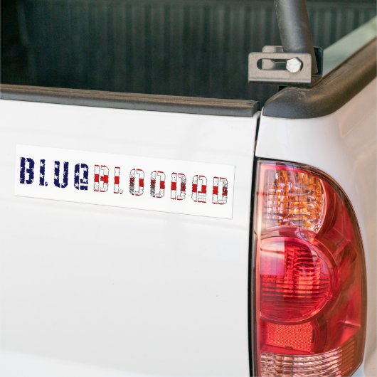 bluebloed. bumpersticker (Op Truck)