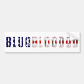 bluebloed. bumpersticker (Voorkant)