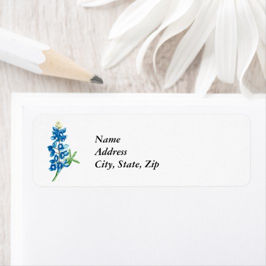 Bluebonnet 2 etiket (Insitu)