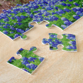 Bluebonnet Bloemen Blauwe Bloemen Texas Puzzel (Zijkant)