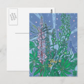 Bluebonnet Bloemen Bloesem Bloesem Pastel Schilder Briefkaart (Voorkant / Achterkant)