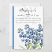Bluebonnet Bloemen | Spring Bluebonnets | Bloemen Kaart (Voorkant)