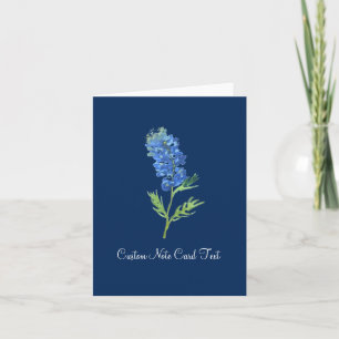 Bluebonnet Bloemen Texas Elegante Kunst Notitiekaartje