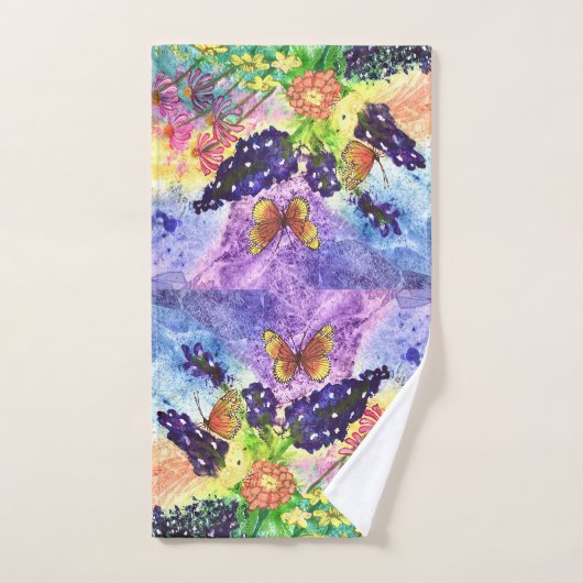 Bluebonnet Bouquet Bad Handdoek (Handdoek)