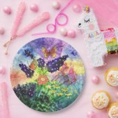 Bluebonnet Bouquet Papieren Bordje (Feest)