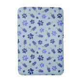 Bluebonnet Dog Bowl Mat - Texas Voedingsmat (Voorkant Verticaal)