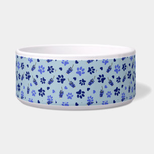 Bluebonnet Dog Bowl - Texas Pet Bowl met Pootjes Voerbakje