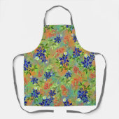 Bluebonnet en Indiase Paintbrush Schort (Voorkant)