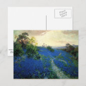 Bluebonnet Field, Julian Onderdonk schilderij Briefkaart (Voorkant / Achterkant)