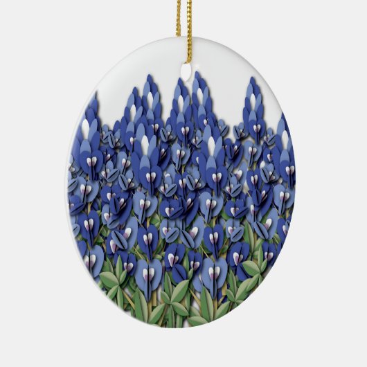Bluebonnet Field Ornament (Rechts)