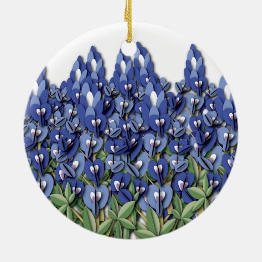 Bluebonnet Field Ornament (Achterkant)