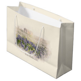 Bluebonnet Field Sketting Waterverf Groot Cadeauzakje