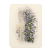Bluebonnet Field Sketting Waterverf Magneet (Verticaal)