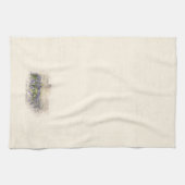 Bluebonnet Field Sketting Waterverf Theedoek (Horizontaal)