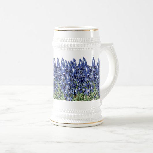 Bluebonnet Field Stein Bierpul (Voorkant rechts)