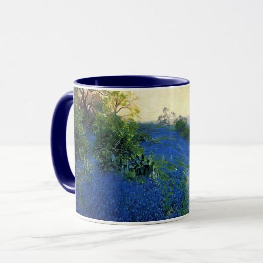 Bluebonnet Field van Julian Onderdonk Mok (Voorkant links)