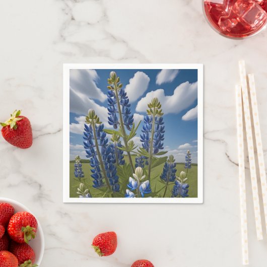Bluebonnet Flower Paper servetten (Insitu)