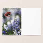 Bluebonnet Folie Kaart (Binnen)