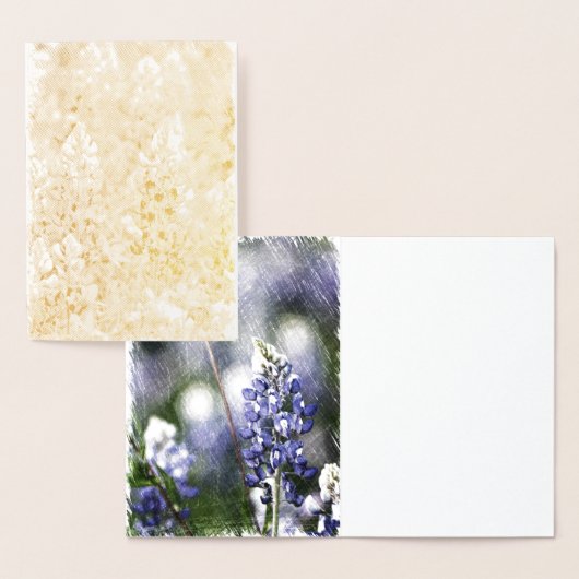 Bluebonnet Folie Kaart (Display)