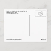 Bluebonnet House, Marble Herfsten, TX Briefkaart (Achterkant)