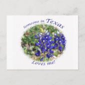 Bluebonnet "Iemand in Texas houdt van me" Briefkaa Briefkaart (Voorkant)