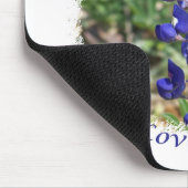 Bluebonnet "Iemand in Texas houdt van me" Mousepad Muismat (Hoek)