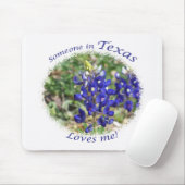 Bluebonnet "Iemand in Texas houdt van me" Mousepad Muismat (Met muis)