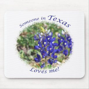 Bluebonnet "Iemand in Texas houdt van me" Mousepad Muismat