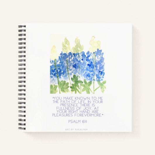 Bluebonnet Joy Journal Notitieboek (Voorkant)
