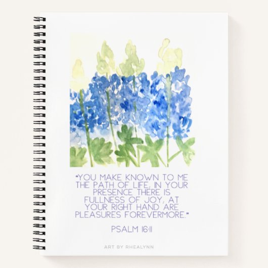 Bluebonnet Joy Journal Notitieboek (Voorkant)