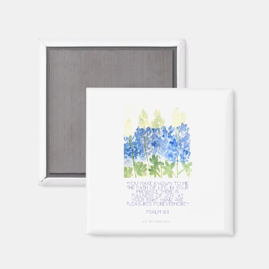 Bluebonnet Joy Magnet (Voorkant / Achterkant)