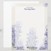 Bluebonnet Muted Unlined Paper Sheet (Voorkant / Achterkant)