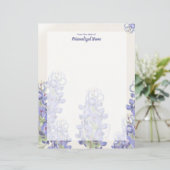 Bluebonnet Muted Unlined Paper Sheet (Staand voorkant)