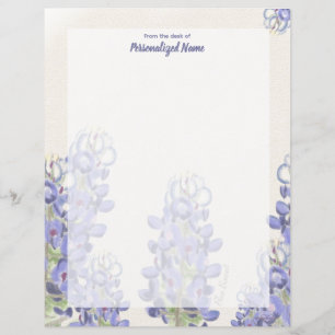 Bluebonnet Muted Unlined Paper Sheet