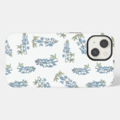 Bluebonnet Patroon iPhone Hoesje (Achterkant horizontaal)